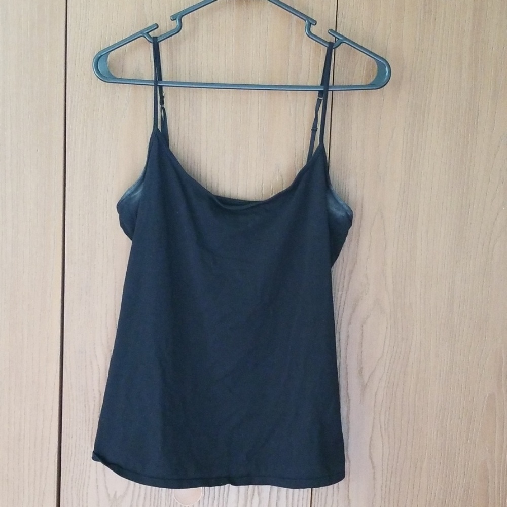 Black tank top